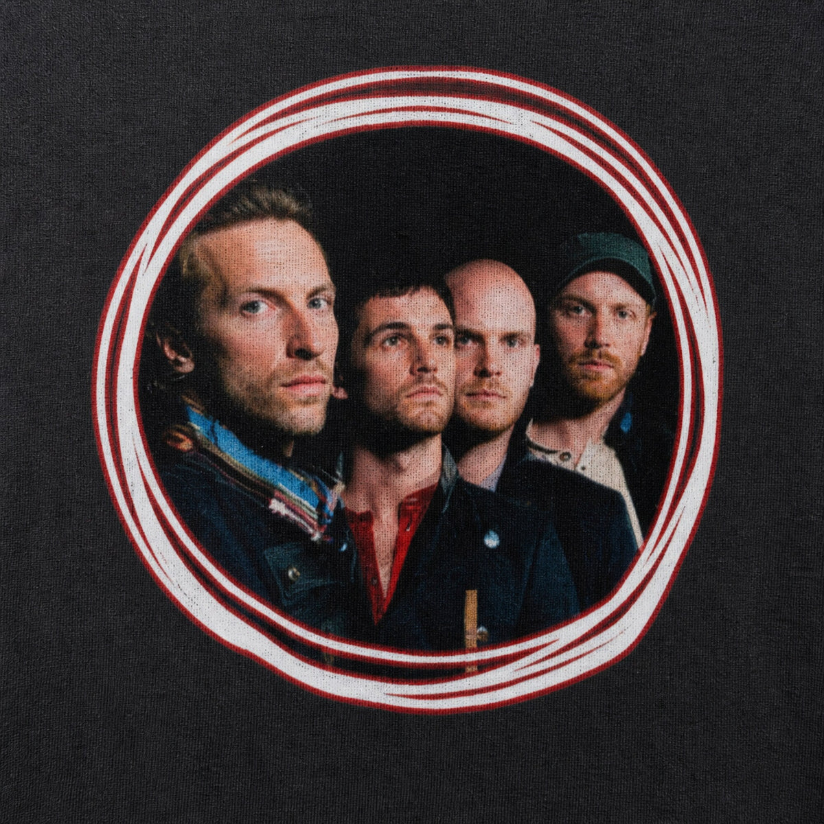 Cold Play Unisex T-Shirt — print detail close-up