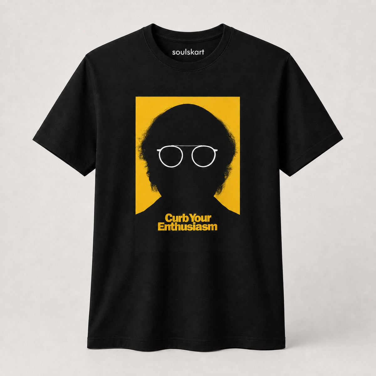 Curb Your Enthusiasm Larry Silhouette Tee — front view