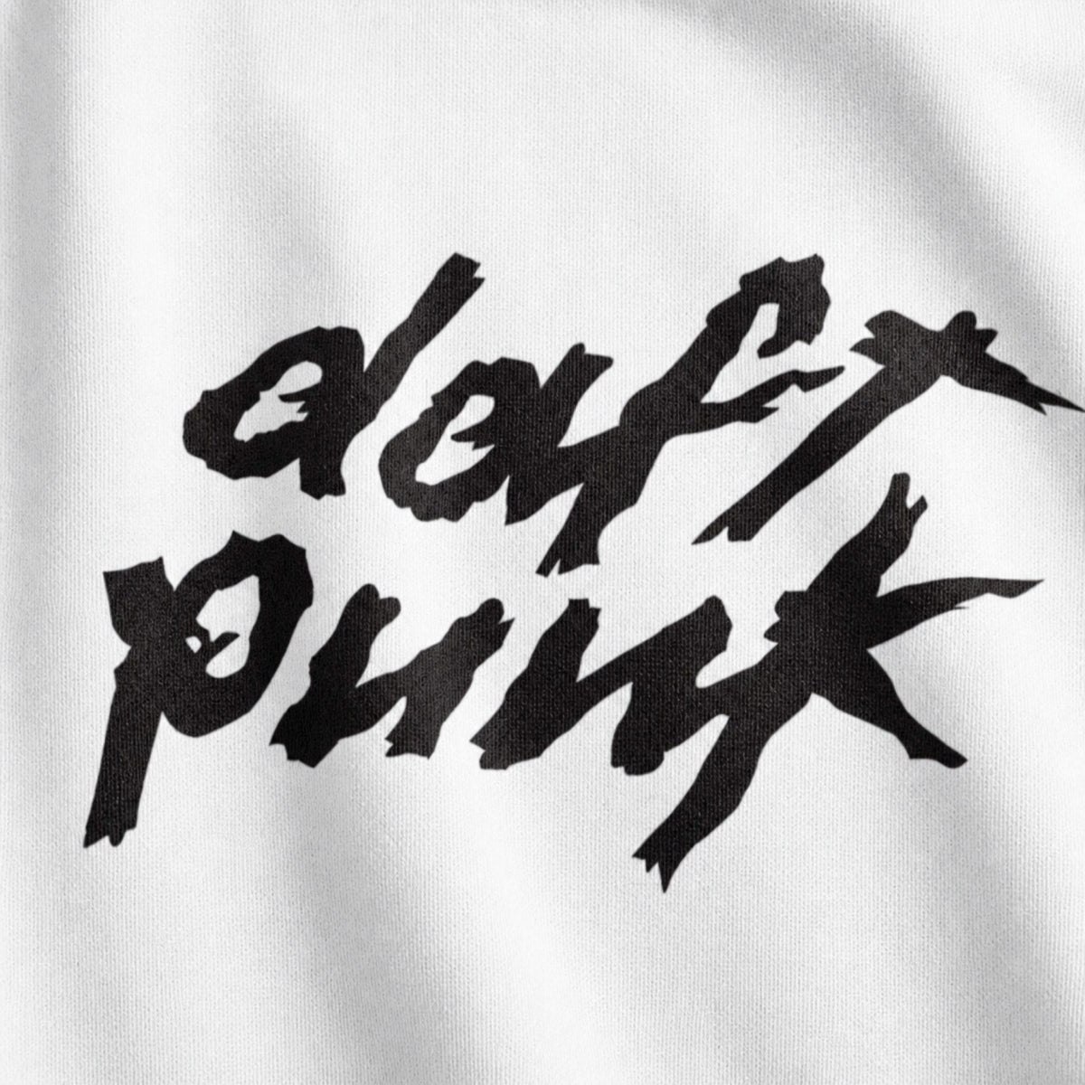 Daft Punk Unisex Premium Sweatshirt — print detail close-up