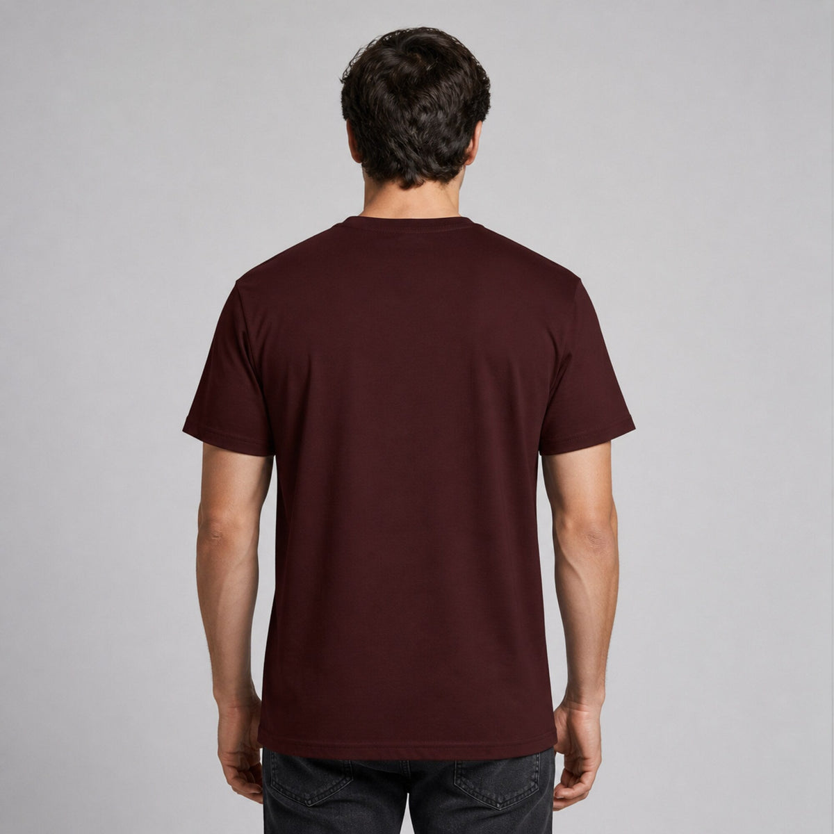 'Data is the New Oil' Data Scientist Tee — worn on model, back