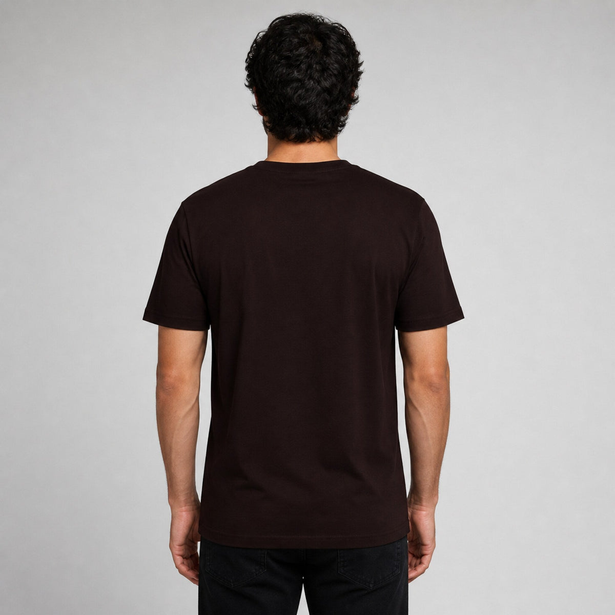 'Data Never Lies' Data Scientist Tee — worn on model, back