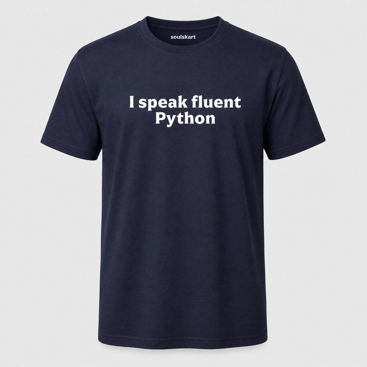 'I Speak Fluent Python' Data Scientist Tee — front view