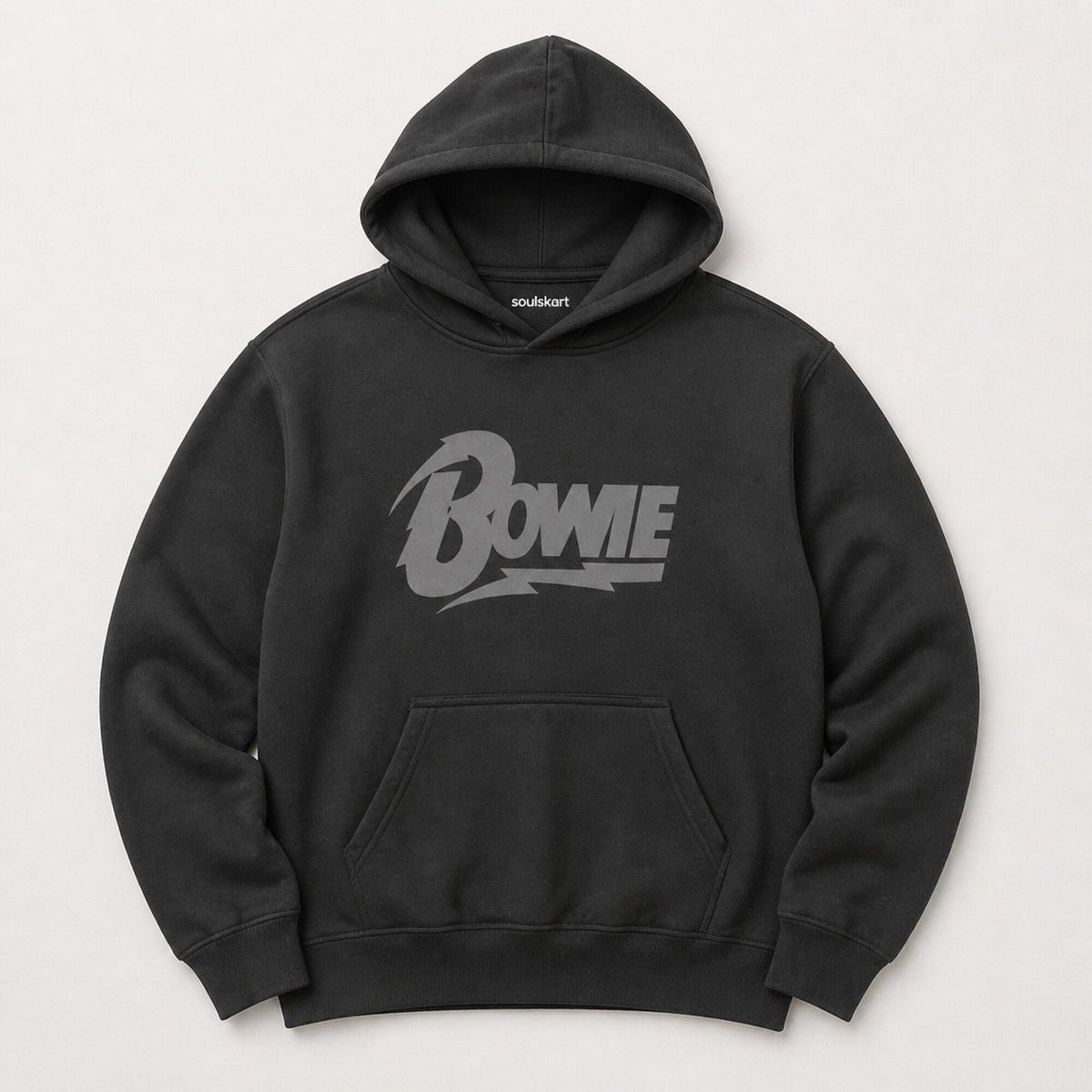 David Bowie Hoodie — on hanger