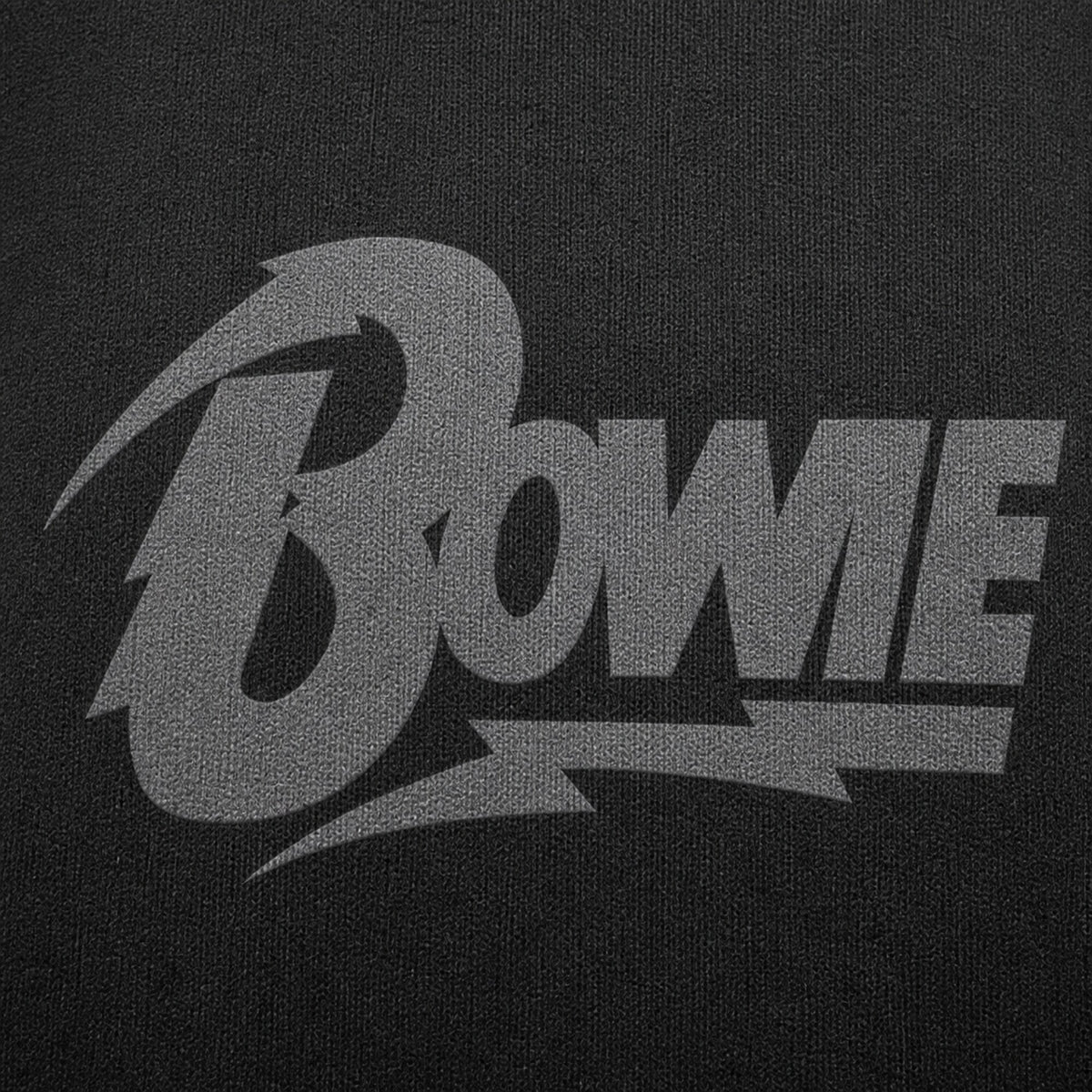 David Bowie Unisex Hoodie — print detail close-up
