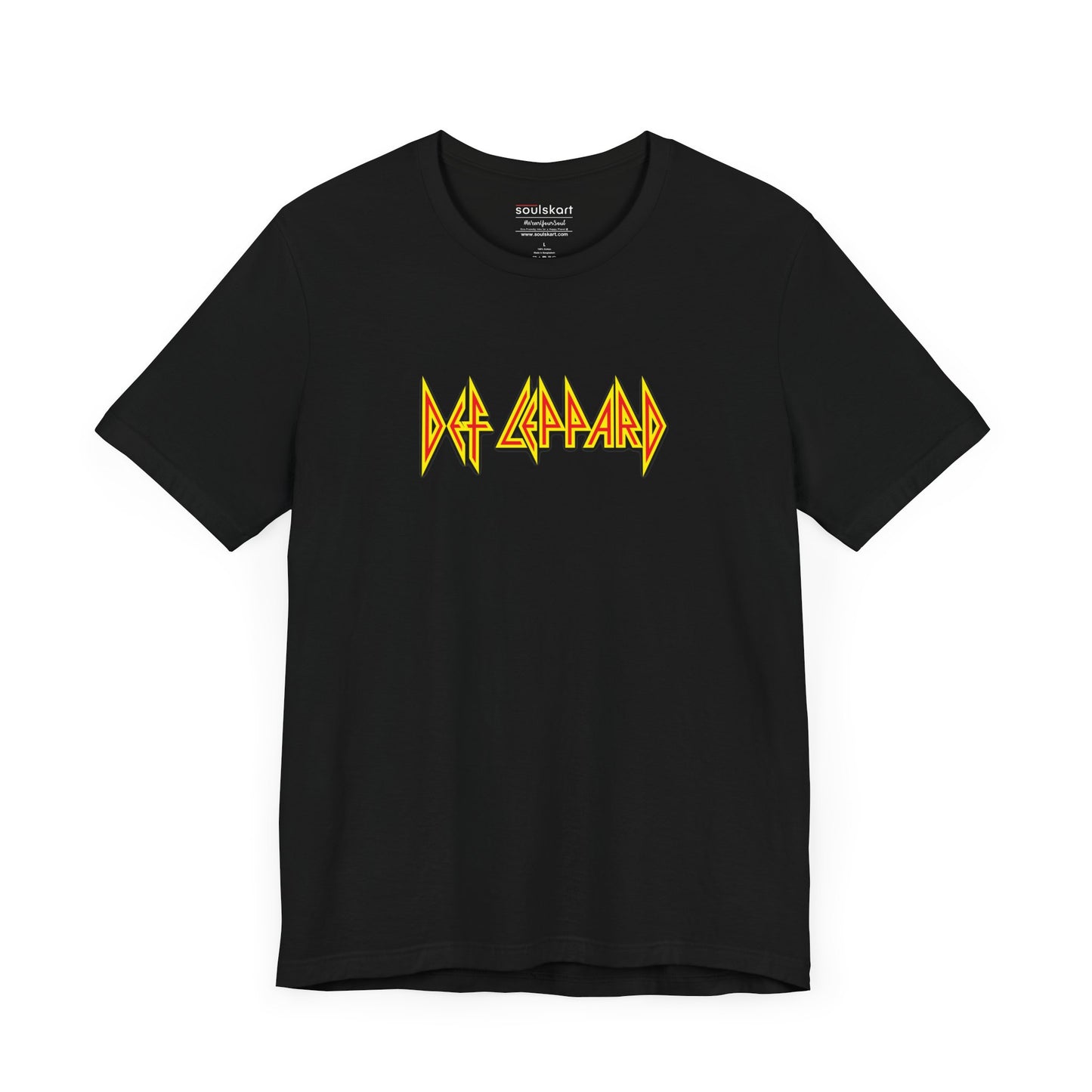 Def Leppard Rock &amp; Roll Tee — side view