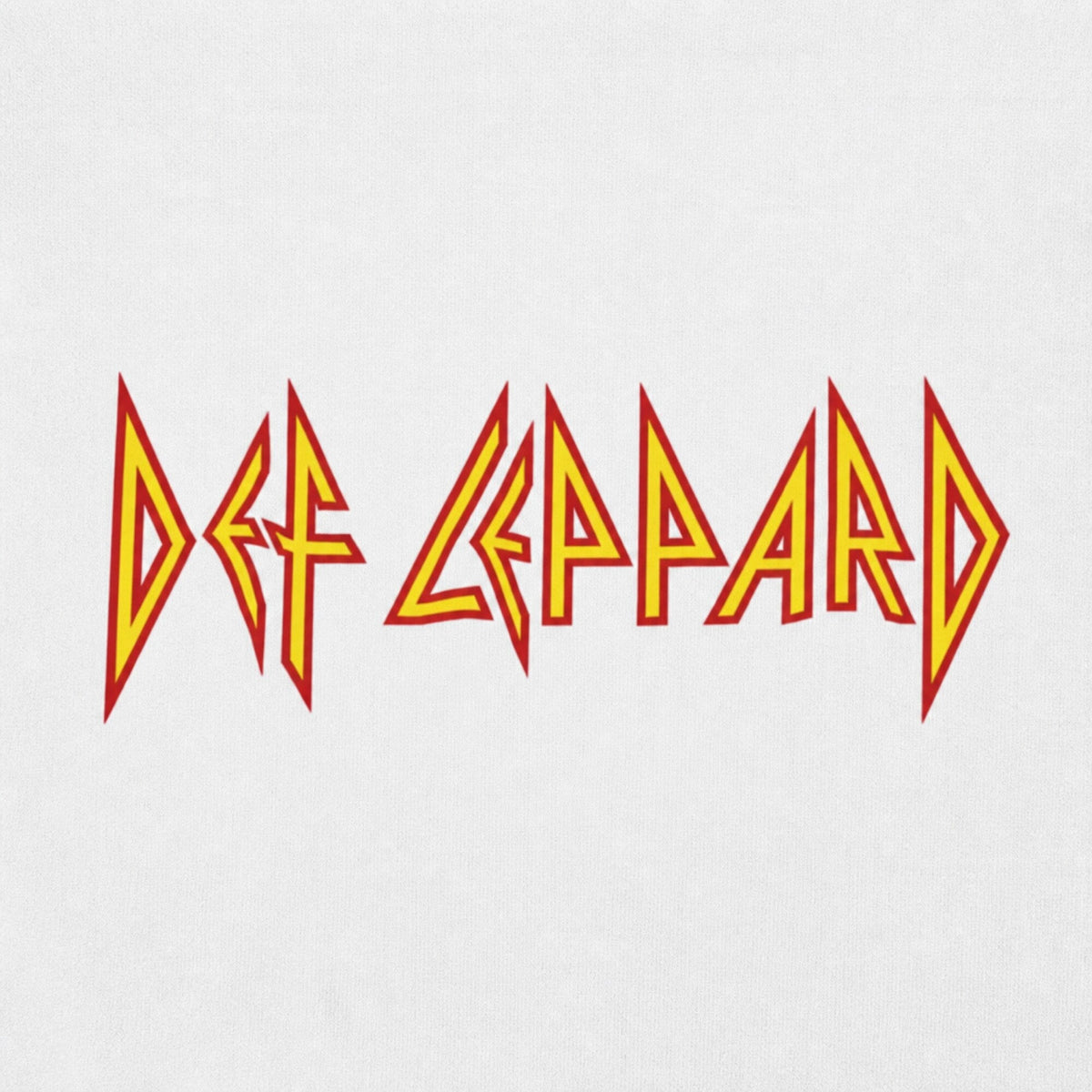 Def Leppard Unisex T-Shirt — print detail close-up