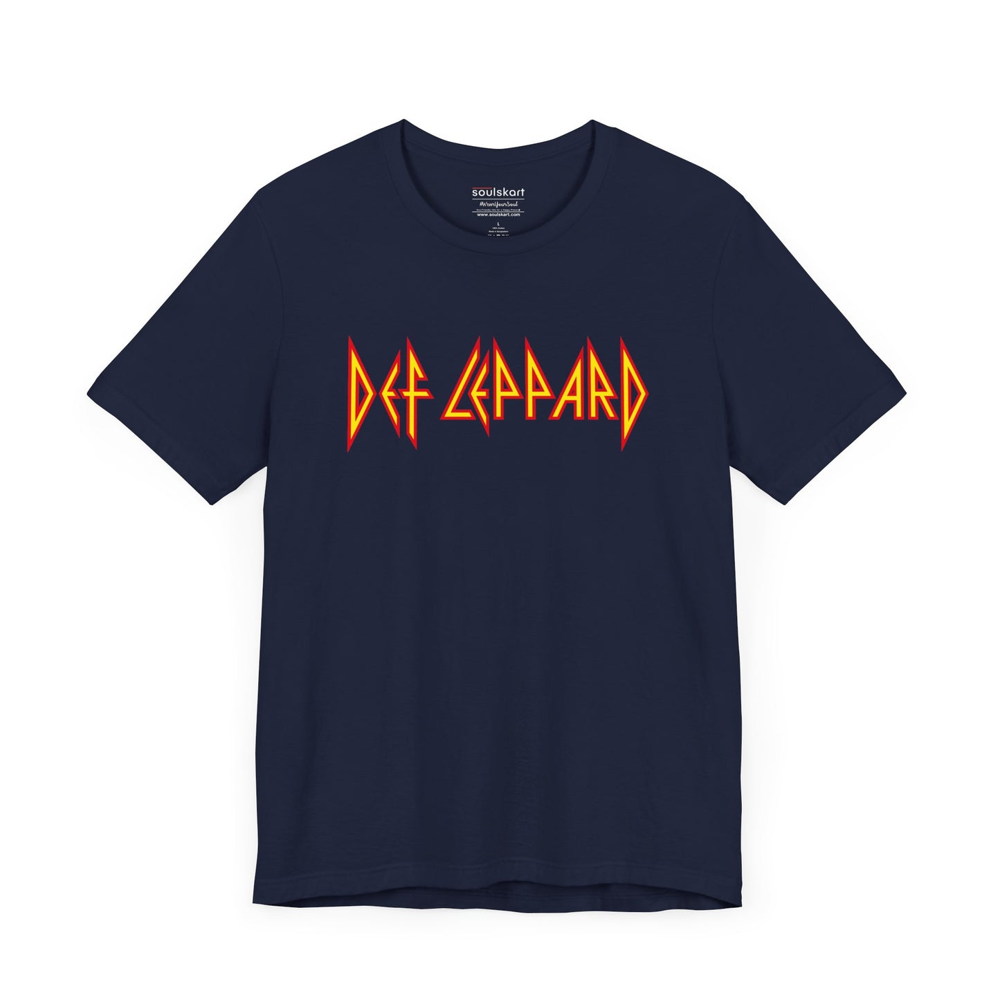 Def Leppard Vintage Rock Tee — side view