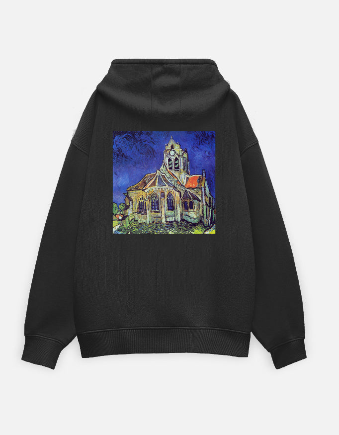 Vincent van Gogh The Church at Auvers Hoodie — main product image