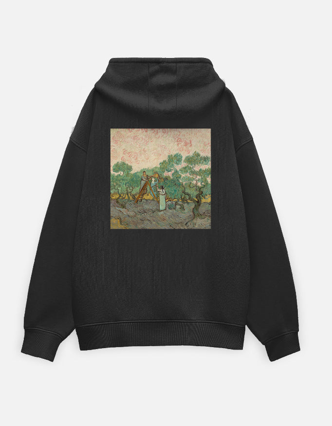 Vincent van Gogh Women Picking Olives Hoodie — main product image