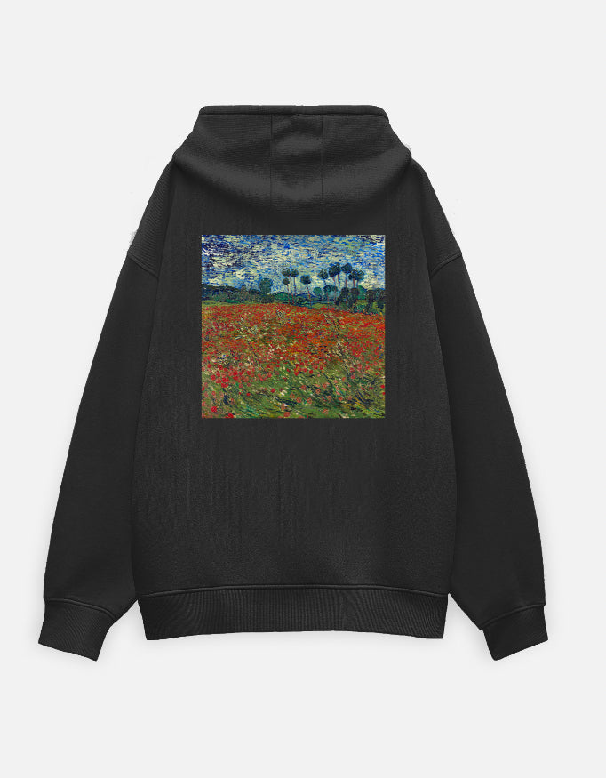 Vincent van Gogh Poppy Field Hoodie