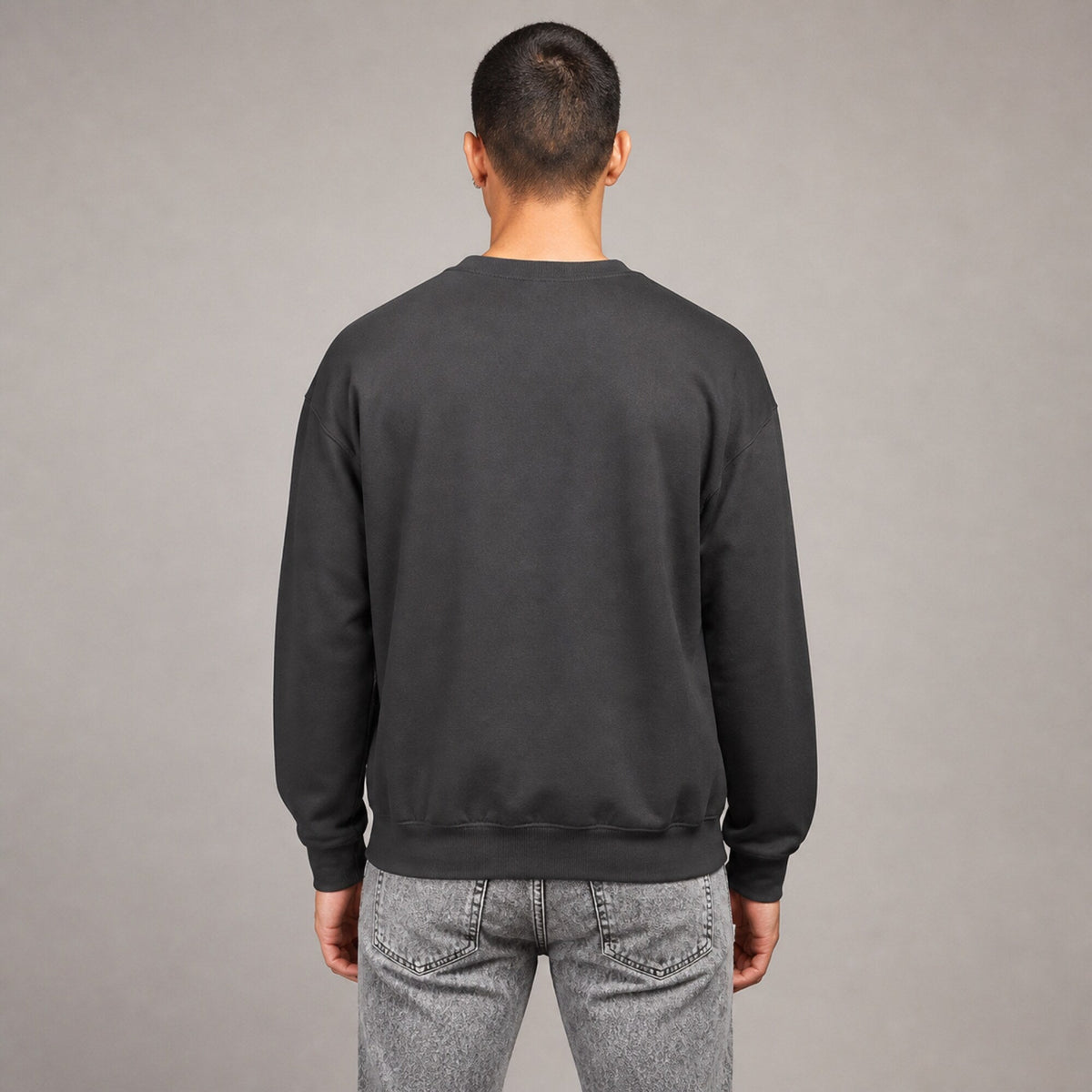Dimsum Unisex Sweatshirt — worn on model, back
