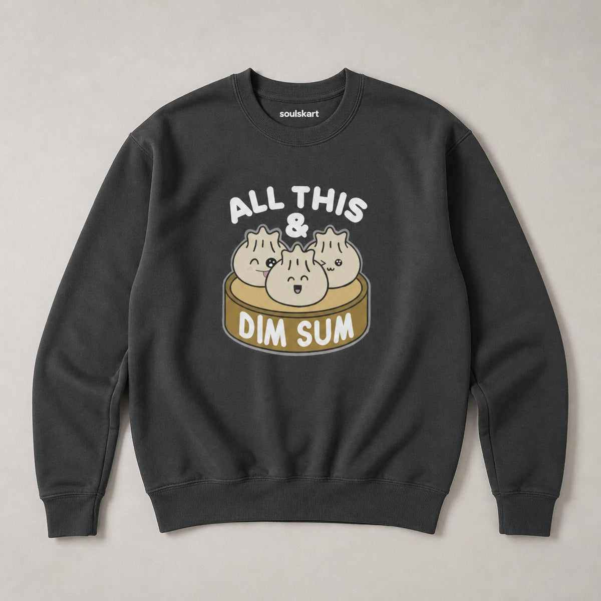 Dimsum Unisex Sweatshirt — on hanger