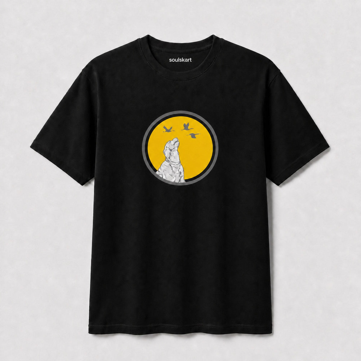Dog and Birds — front view