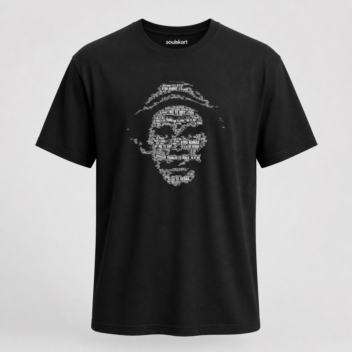 Don Ramon Tribute Typography Tee — front view
