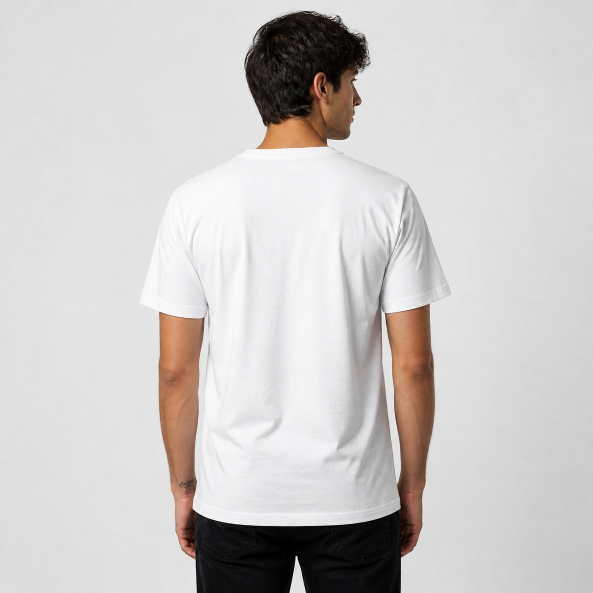 Dr. Dre Inspired Tee — worn on model, back