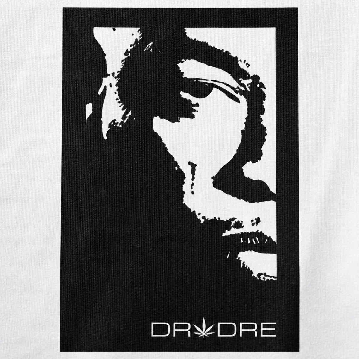 Dr. Dre Inspired Tee — print detail close-up