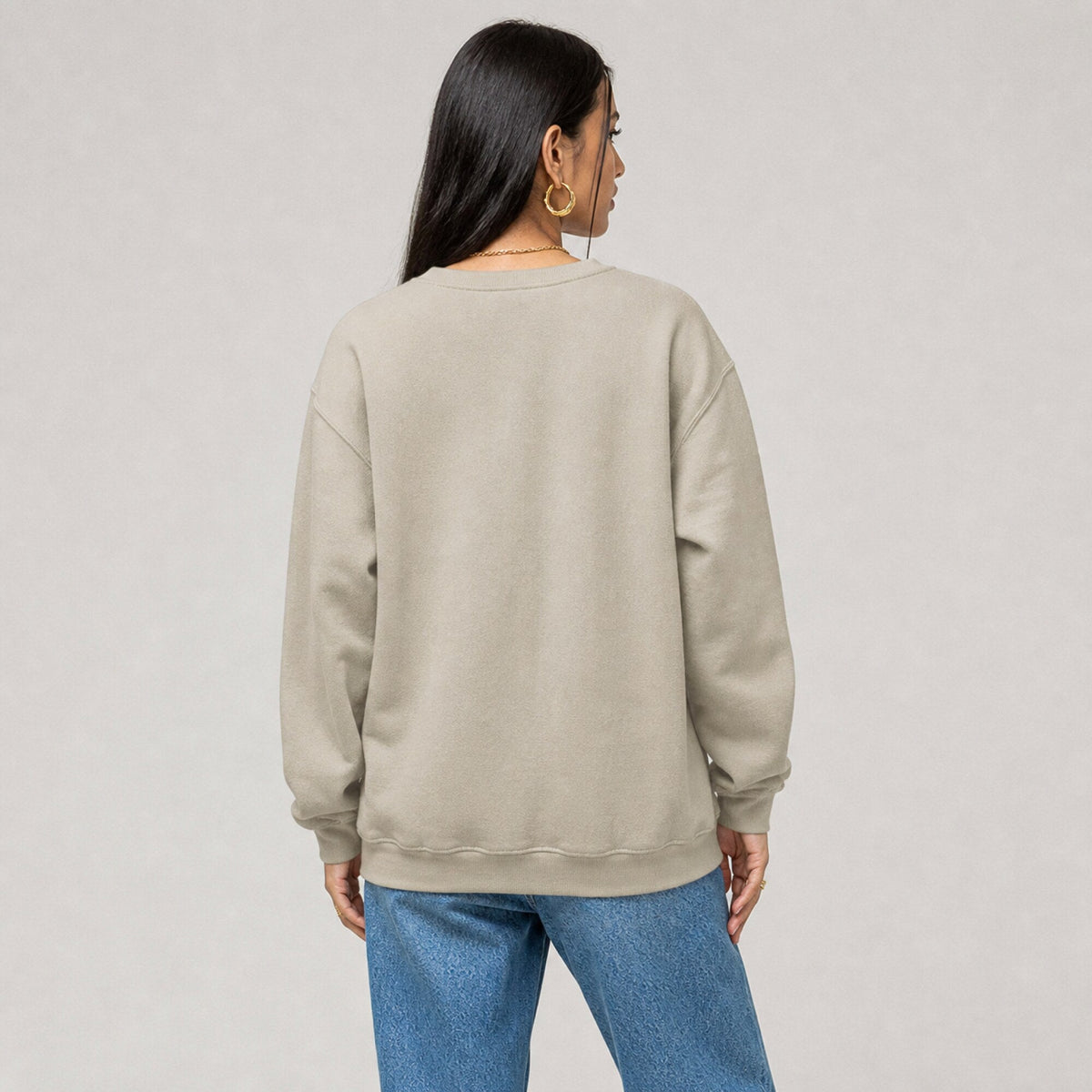 Dragon Ball Z Unisex Premium Sweatshirt — worn on model, back