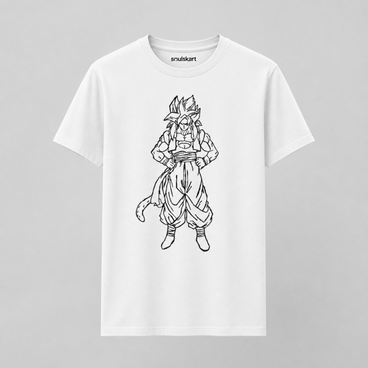 Dragon Ball Z Saiyan Line Art Tee