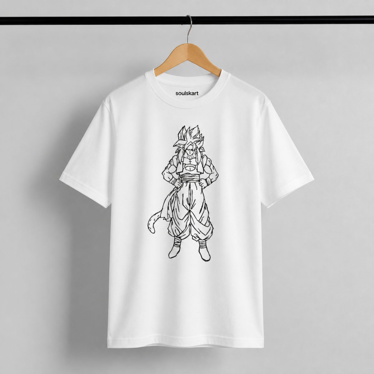 Dragon Ball Z Saiyan Line Art Tee