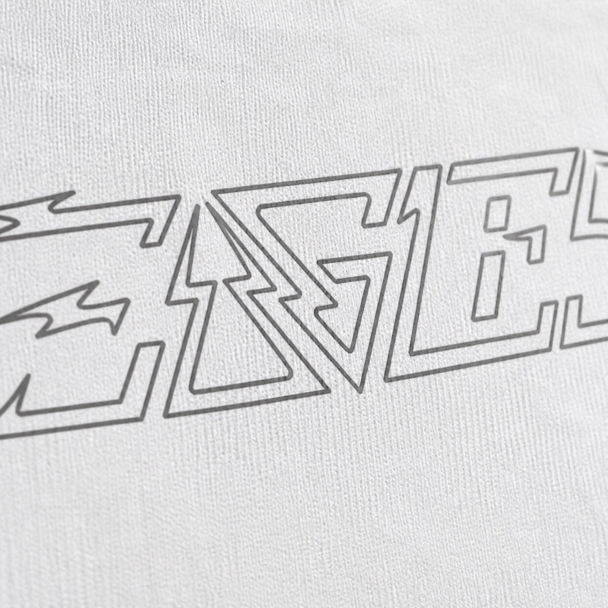 Eagles Band Tee — print detail close-up