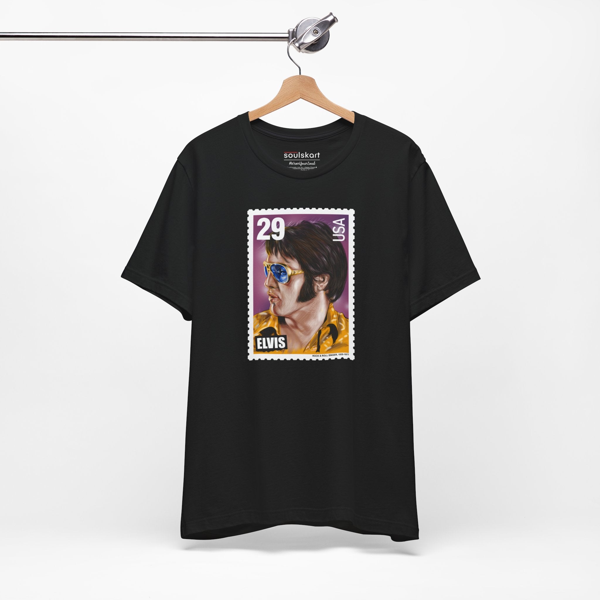 Elvis Presley Iconic Print Tee — worn on model