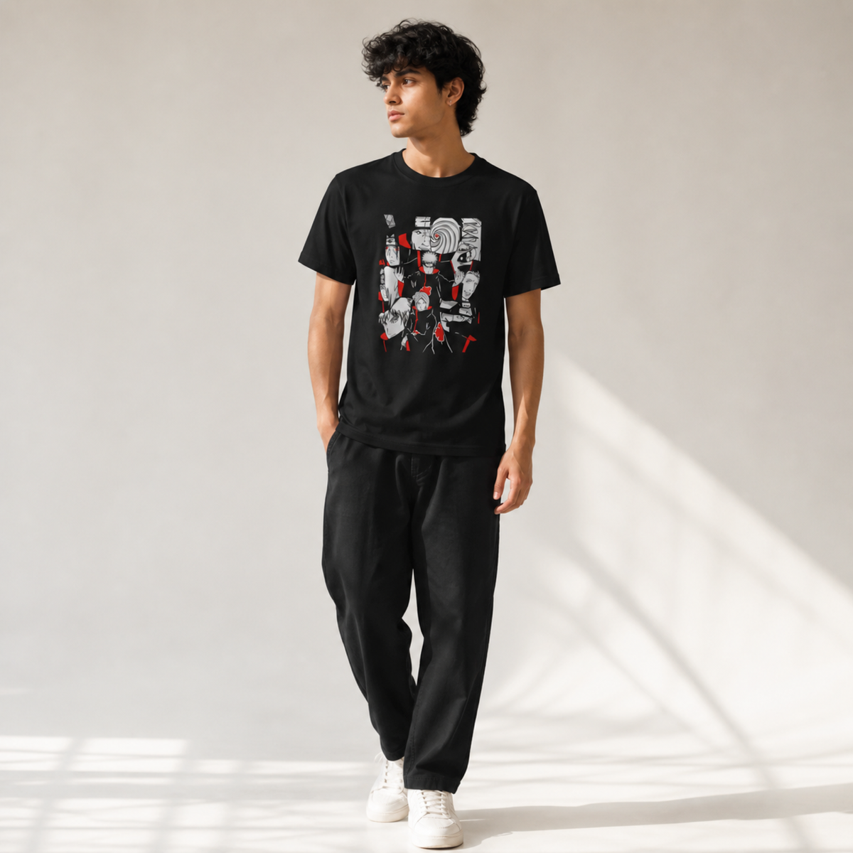 Epic Akatsuki Ensemble: Unisex Naruto Fan T-Shirt