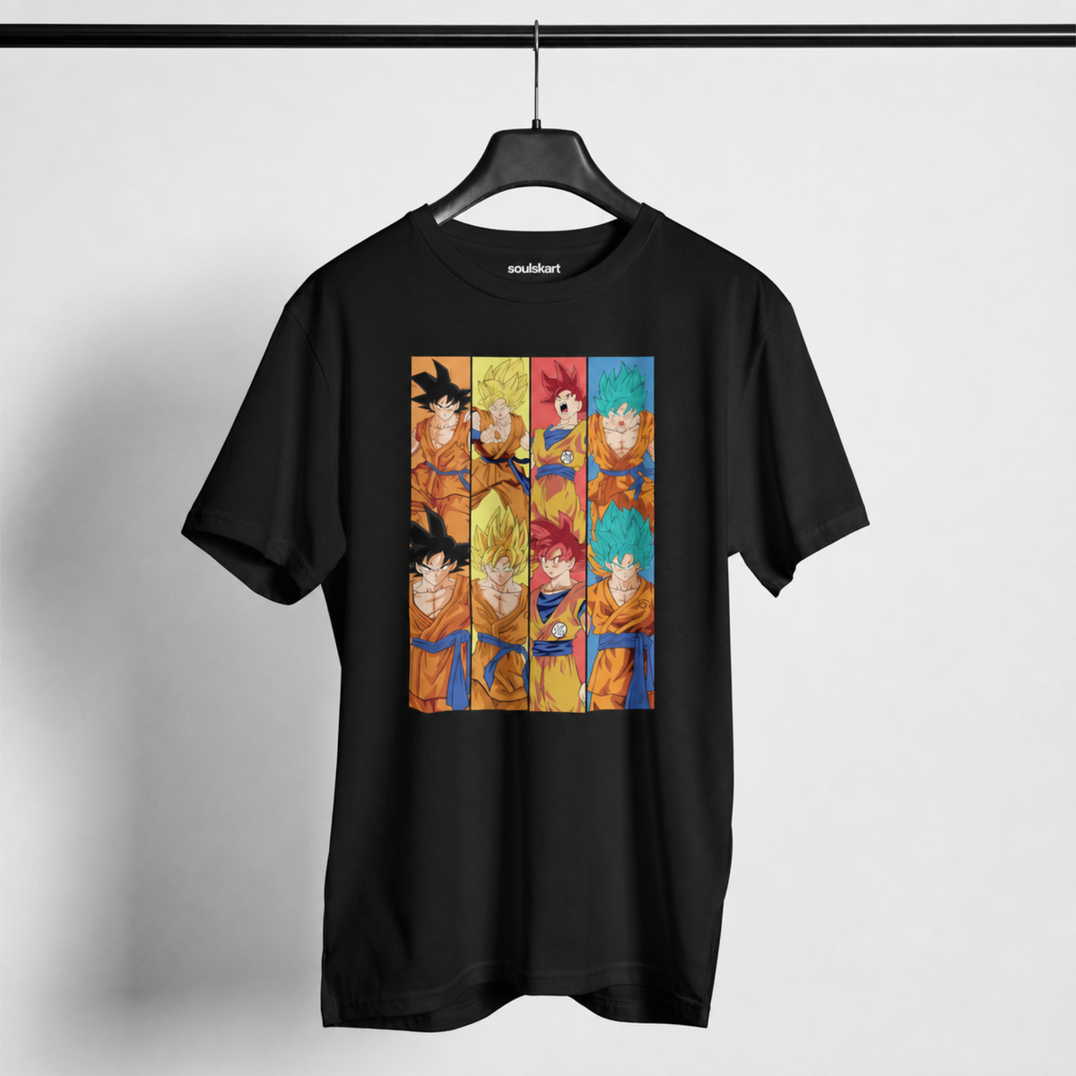 Epic Evolution: Goku's All-Transformations T-Shirt
