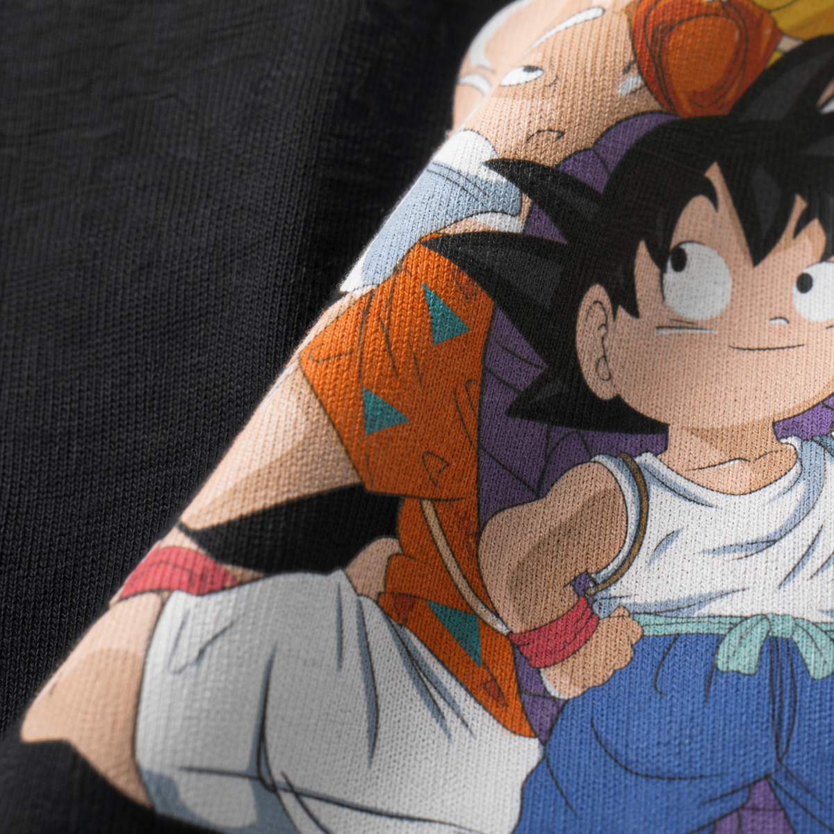 "Epic Trio Adventure" Unisex T-Shirt with Goku, Krillin, and Master Roshi Print