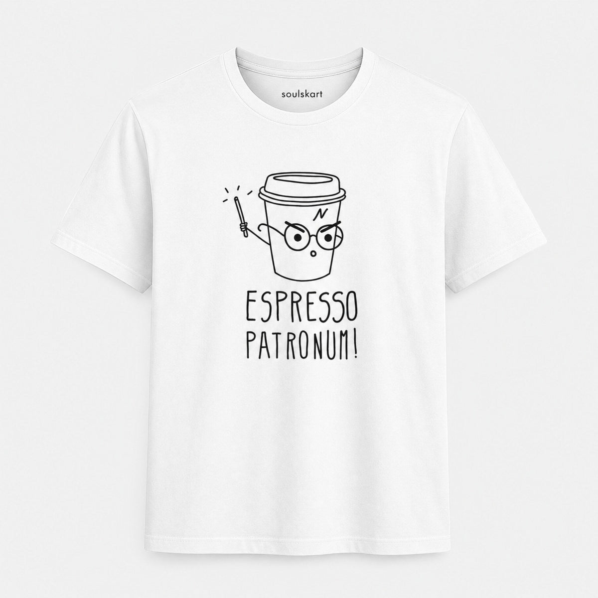 Espresso Patronum T-Shirt — front view