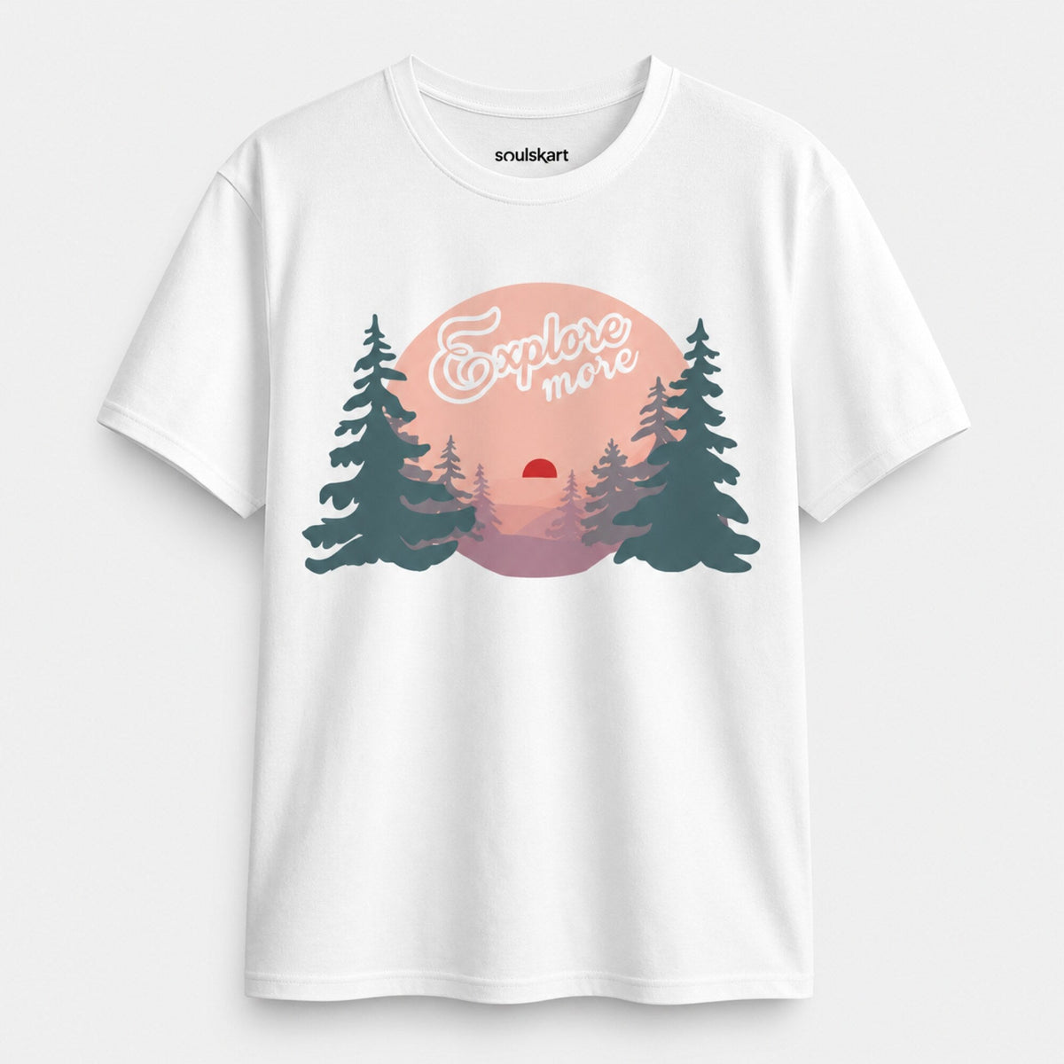 Explore More Unisex T-Shirt — front view
