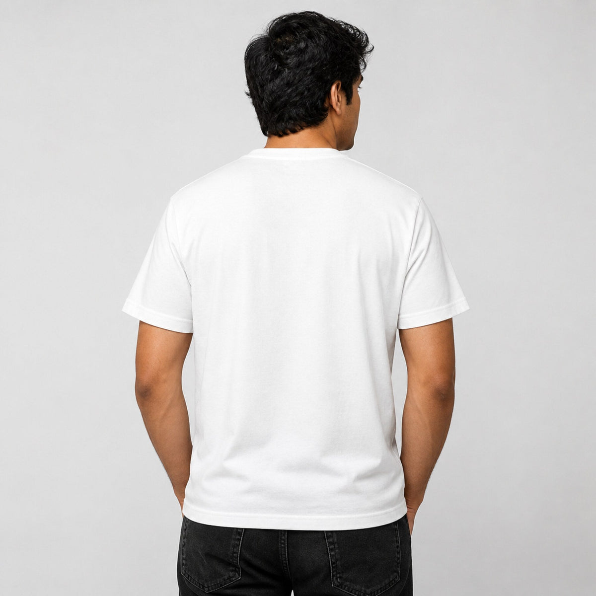 Foo Fighters Fan Tee — worn on model, back