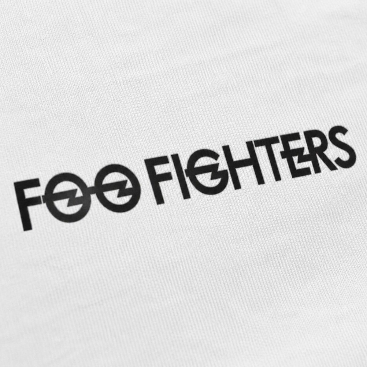 Foo Fighters Fan Tee — print detail close-up