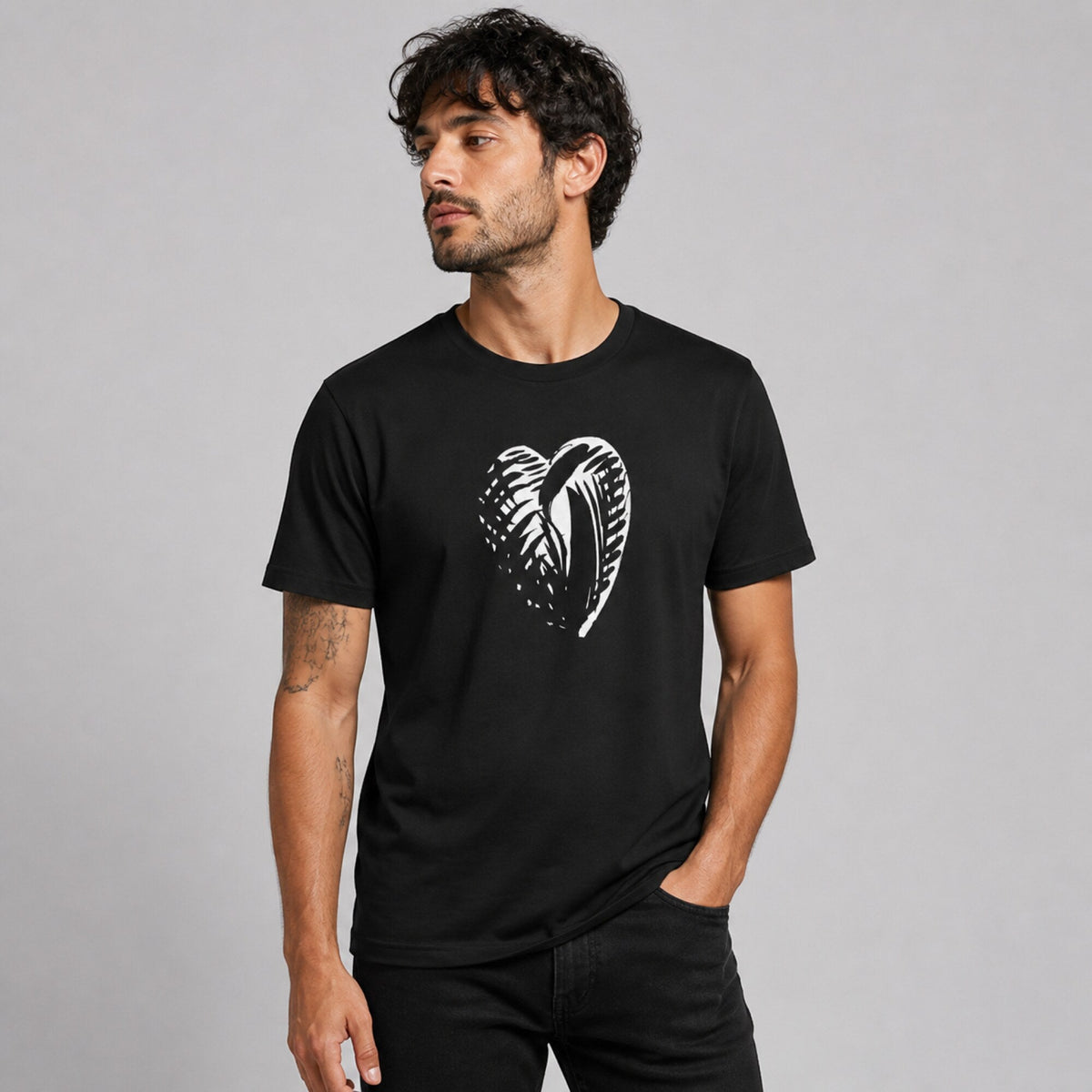 Foo Fighters 'One By One' Band Tee — worn on model, front