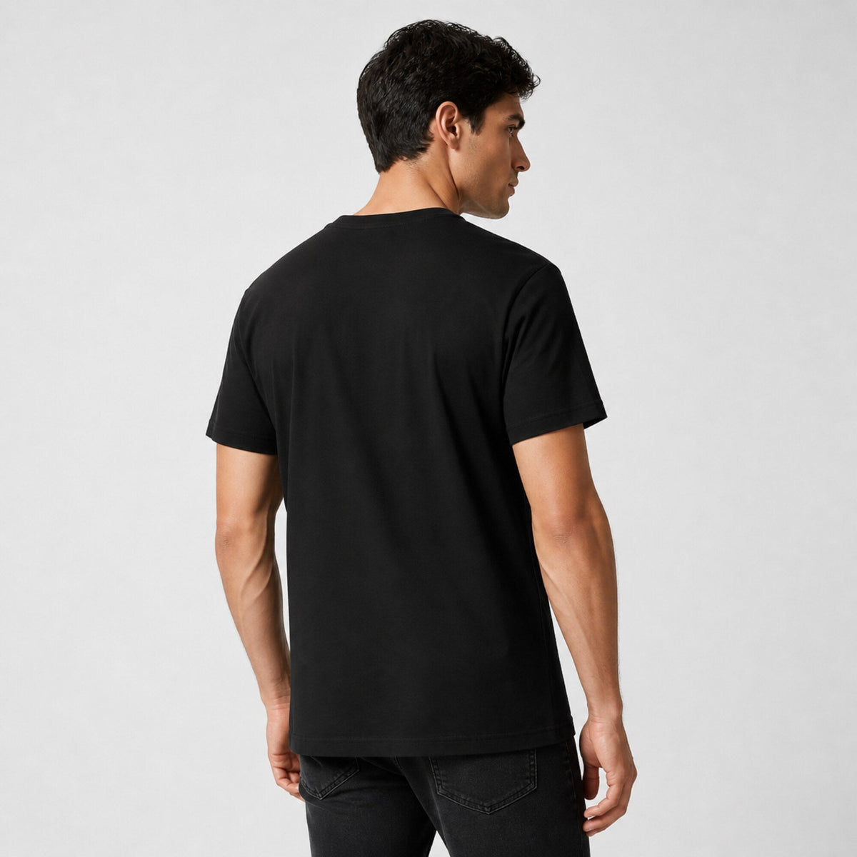 Foo Fighters 'One By One' Band Tee — worn on model, back