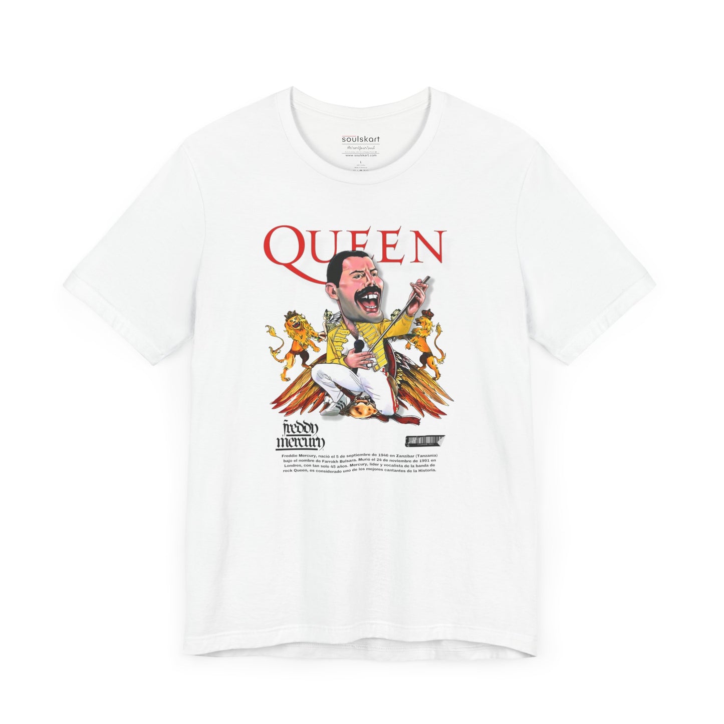 Freddie Mercury Queen T-Shirt — front view