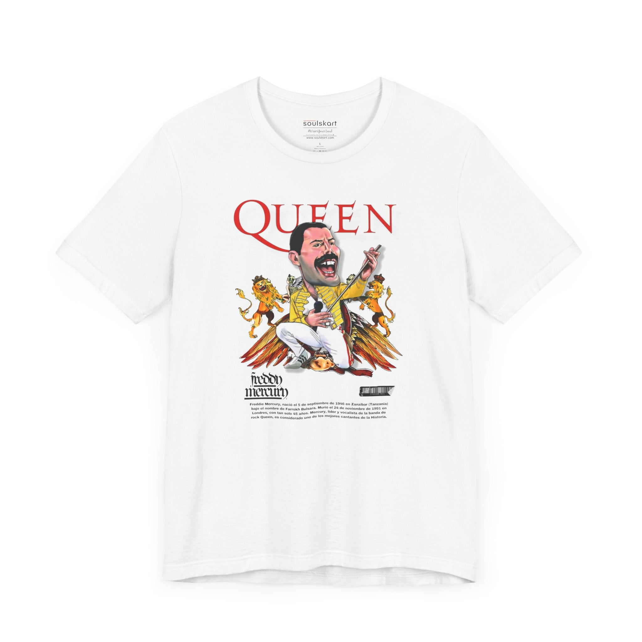 Freddie Mercury Queen T-Shirt — front view