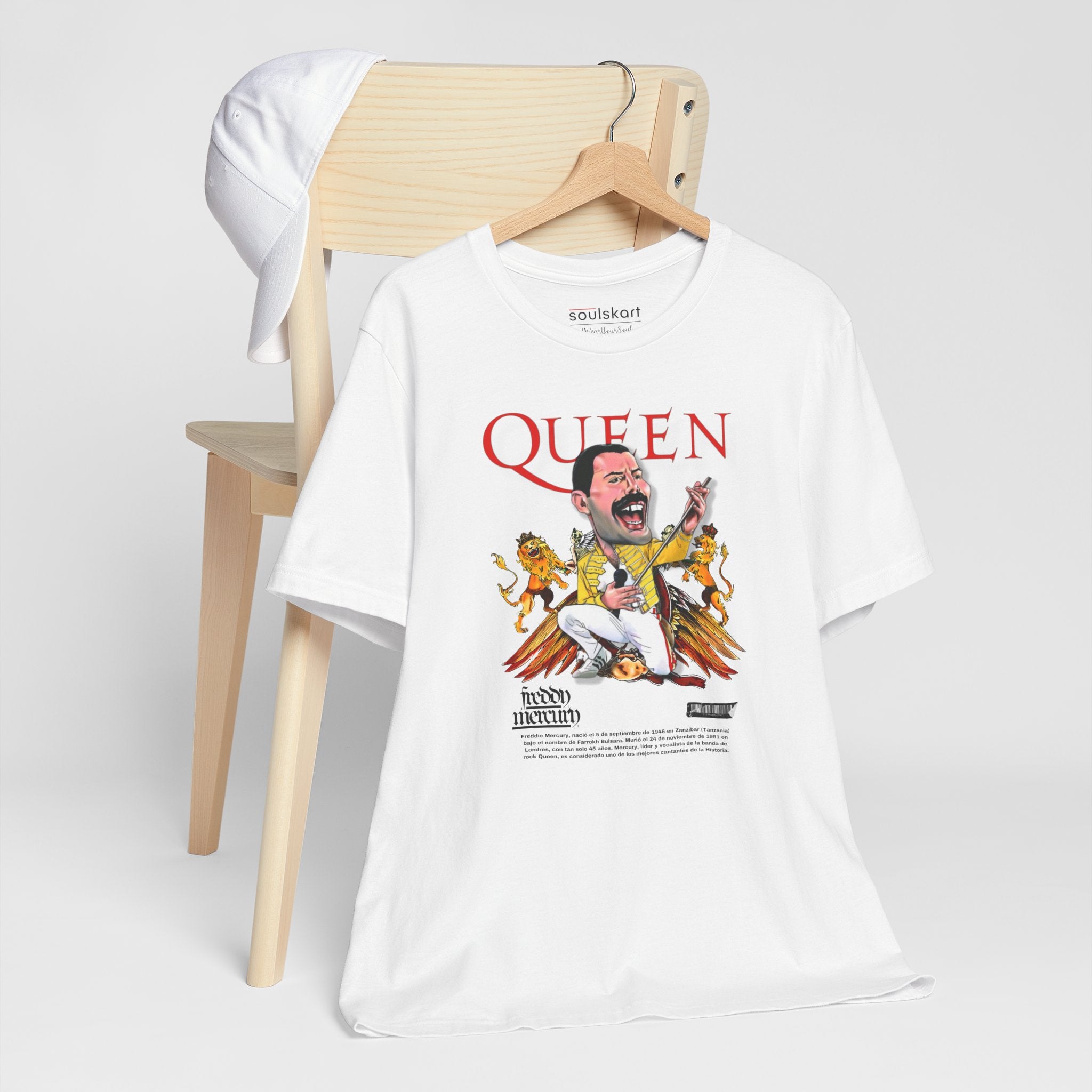 Freddie Mercury Queen T-Shirt — side view