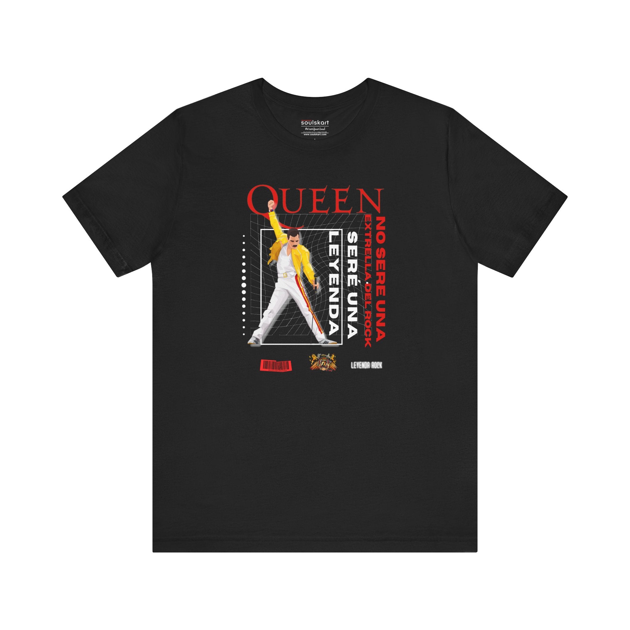 Freddie Mercury Queen Vibes T-Shirt — front view