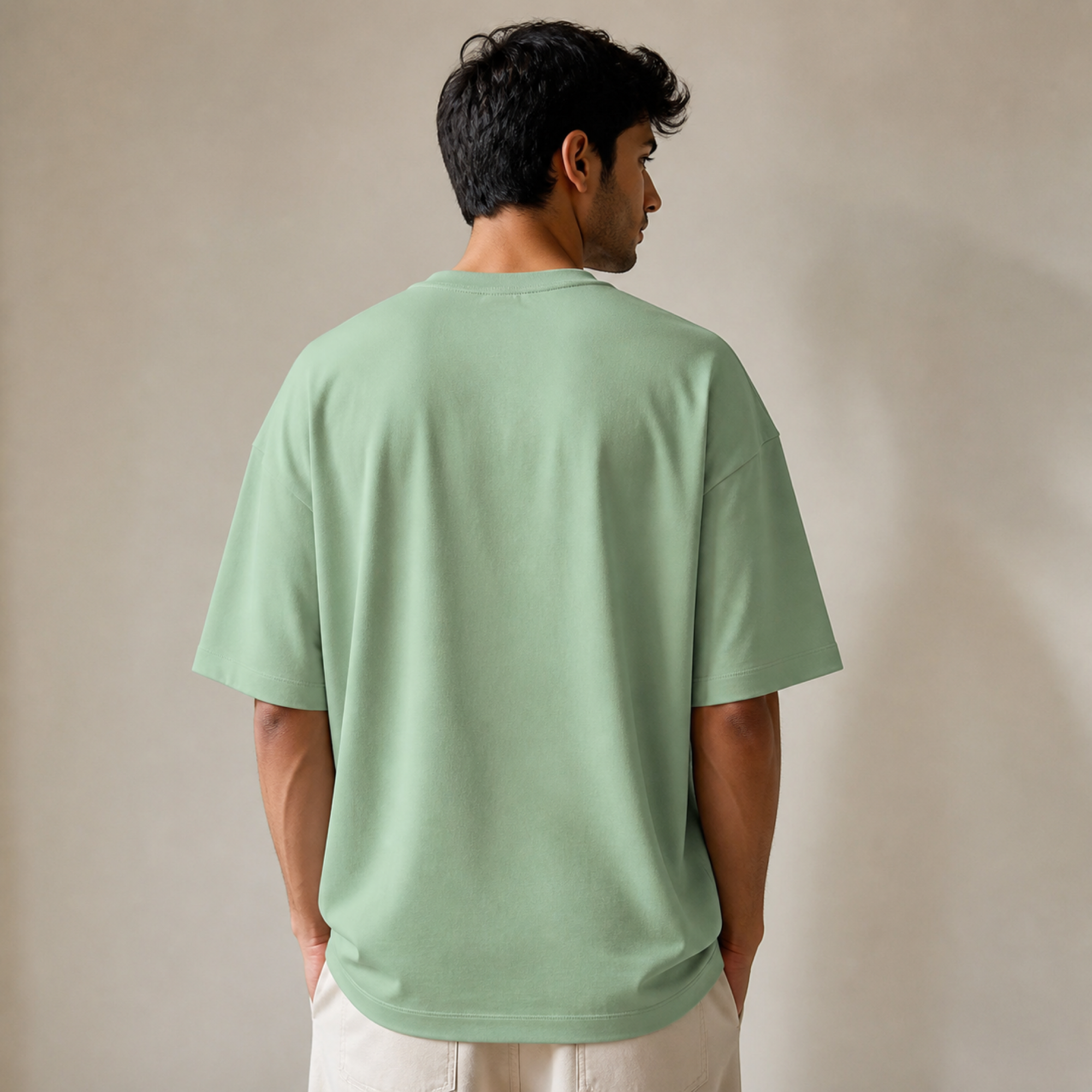 French Press Embroidered Oversized Slouch Tee