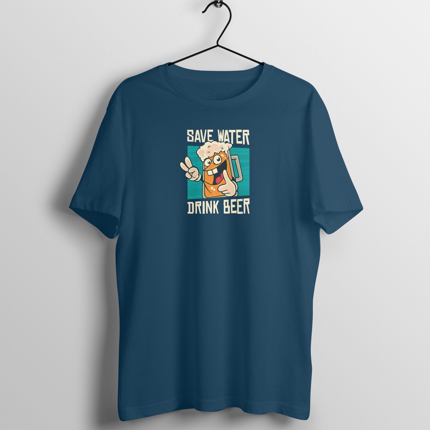 Quench Your Style: 'Save Water, Drink Beer' Unisex Tee