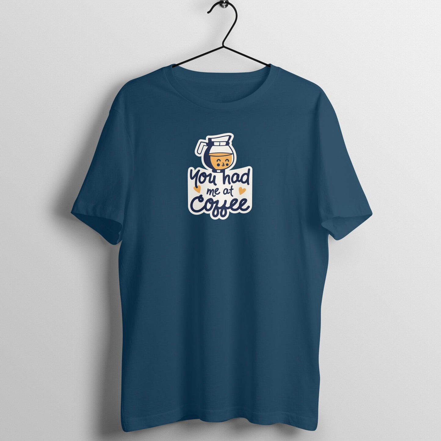 Coffee Lover's Delight: Unisex 'You Had Me At Coffee' Tee - Back View