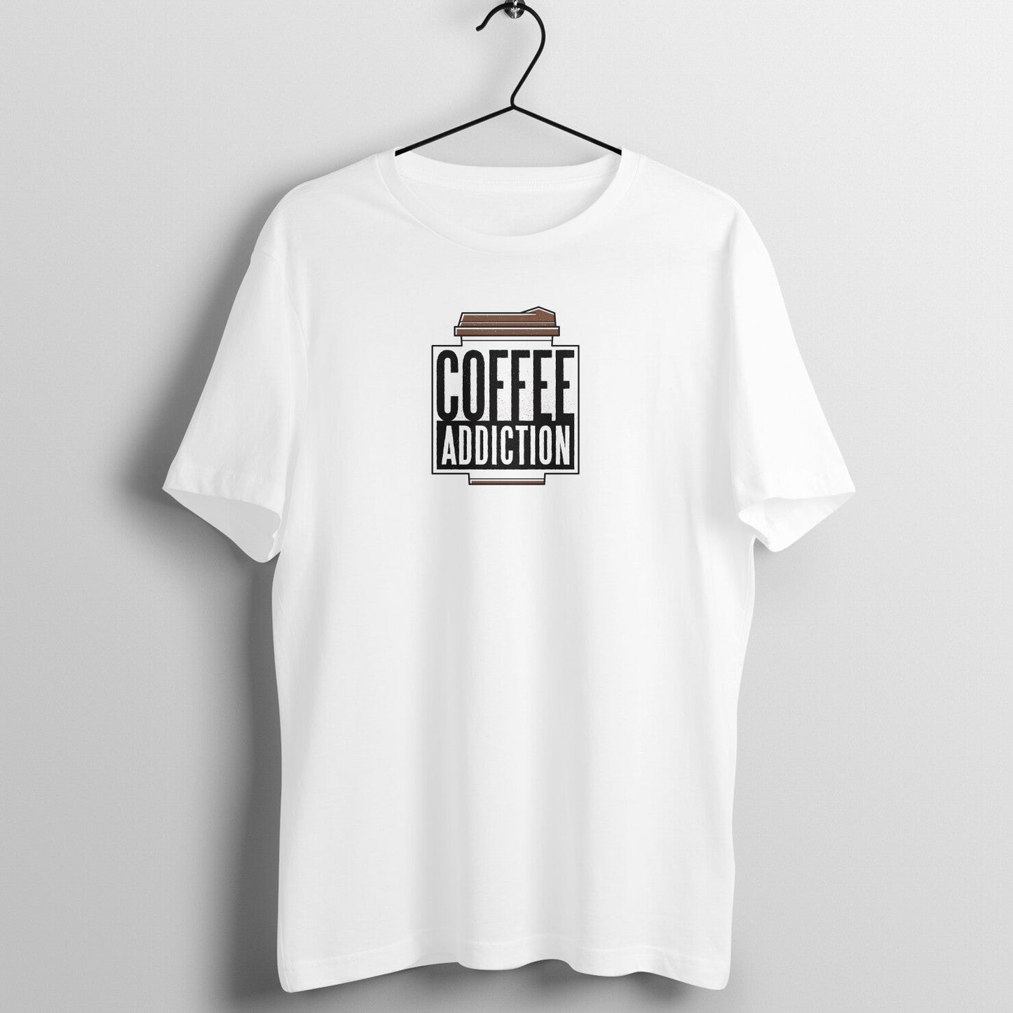 "Coffee Addicton" Unisex Tee: For Those Who Brew It Best! - Main Product Image