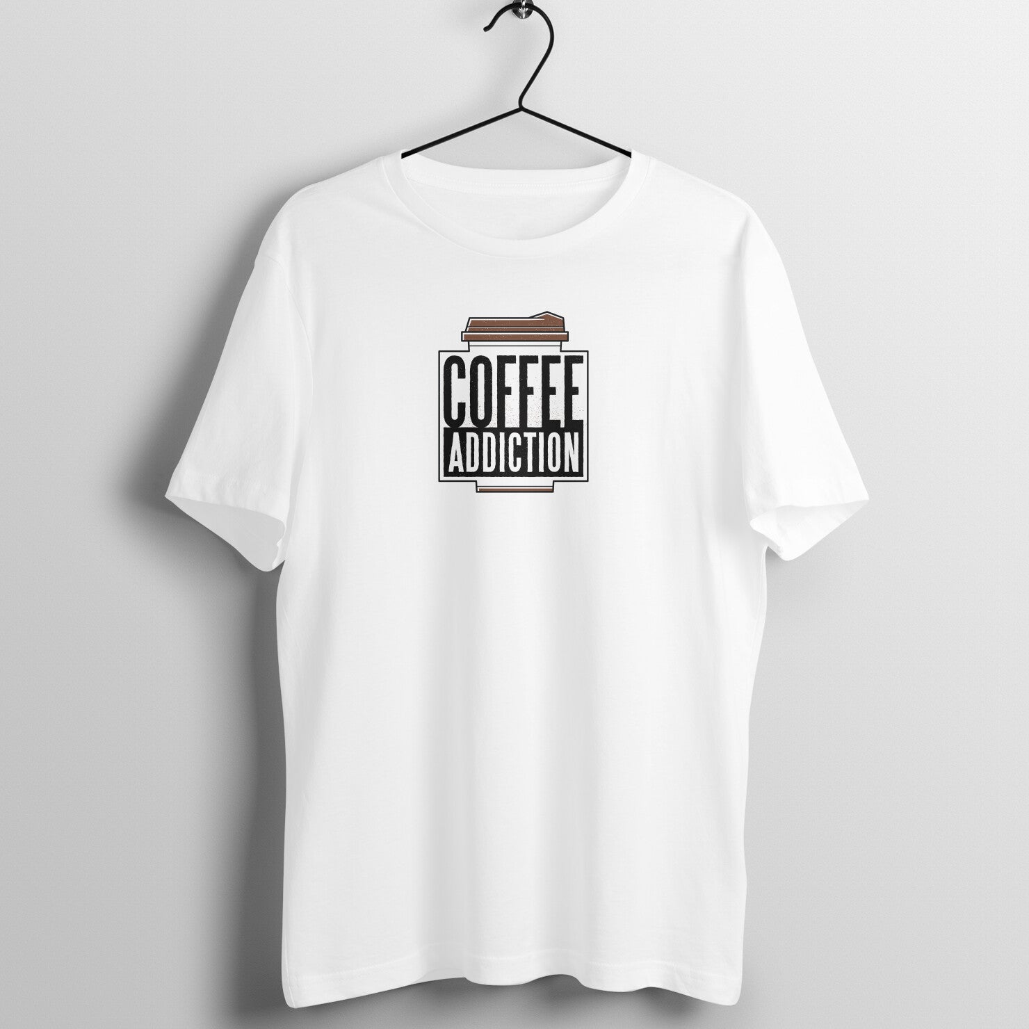 "Coffee Addicton" Unisex Tee: For Those Who Brew It Best! - Main Product Image