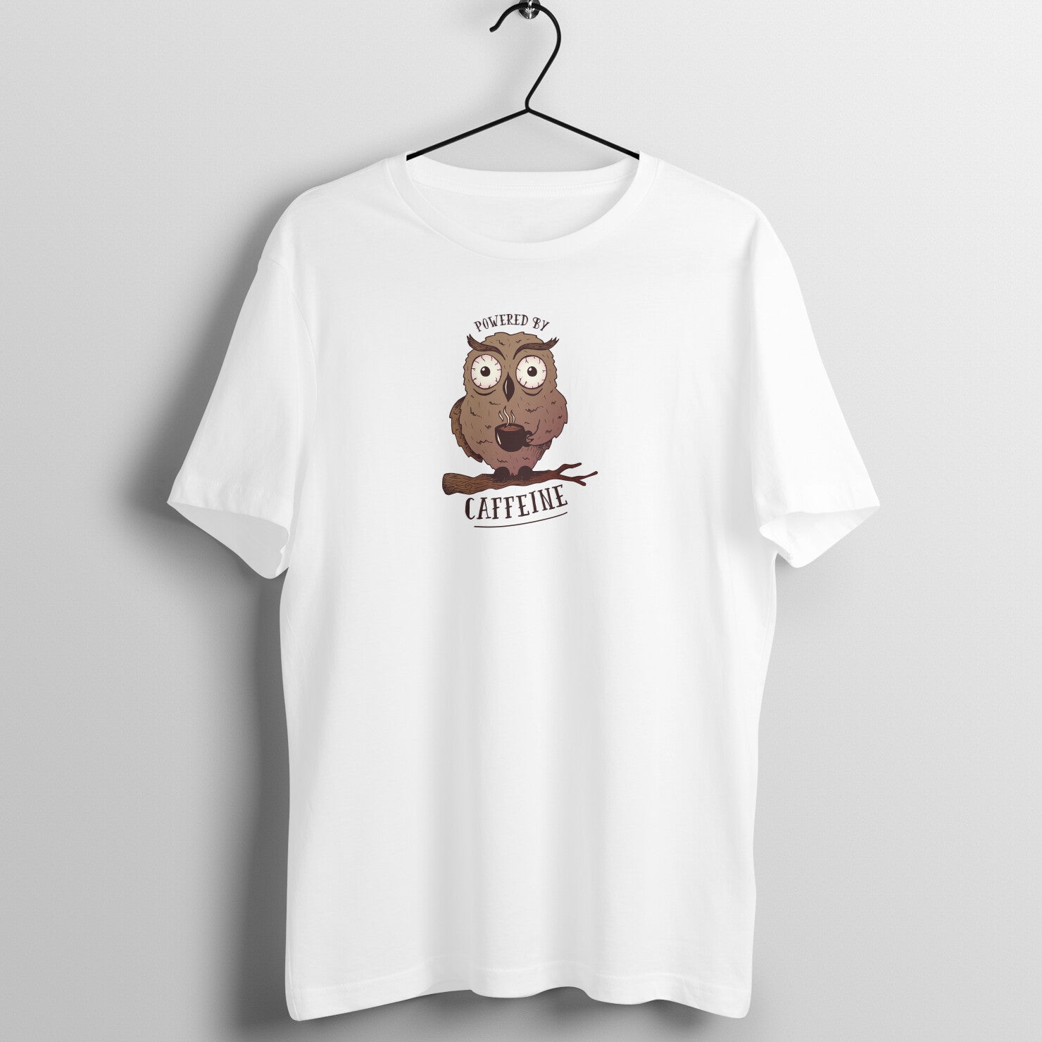 "Caffeine-Powered" Unisex Tee: For Those Who Brew Their Energy!