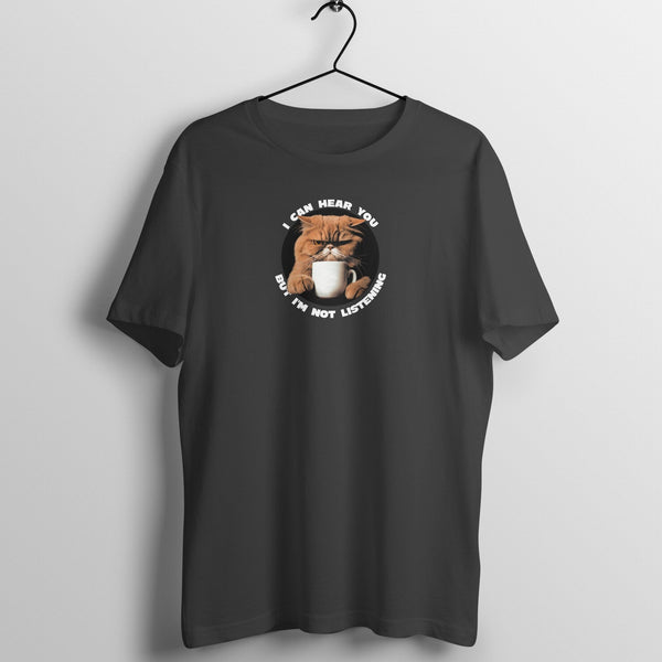 Quirky 'I Hear You, But I'm Not Listening' Unisex Tee — main product image