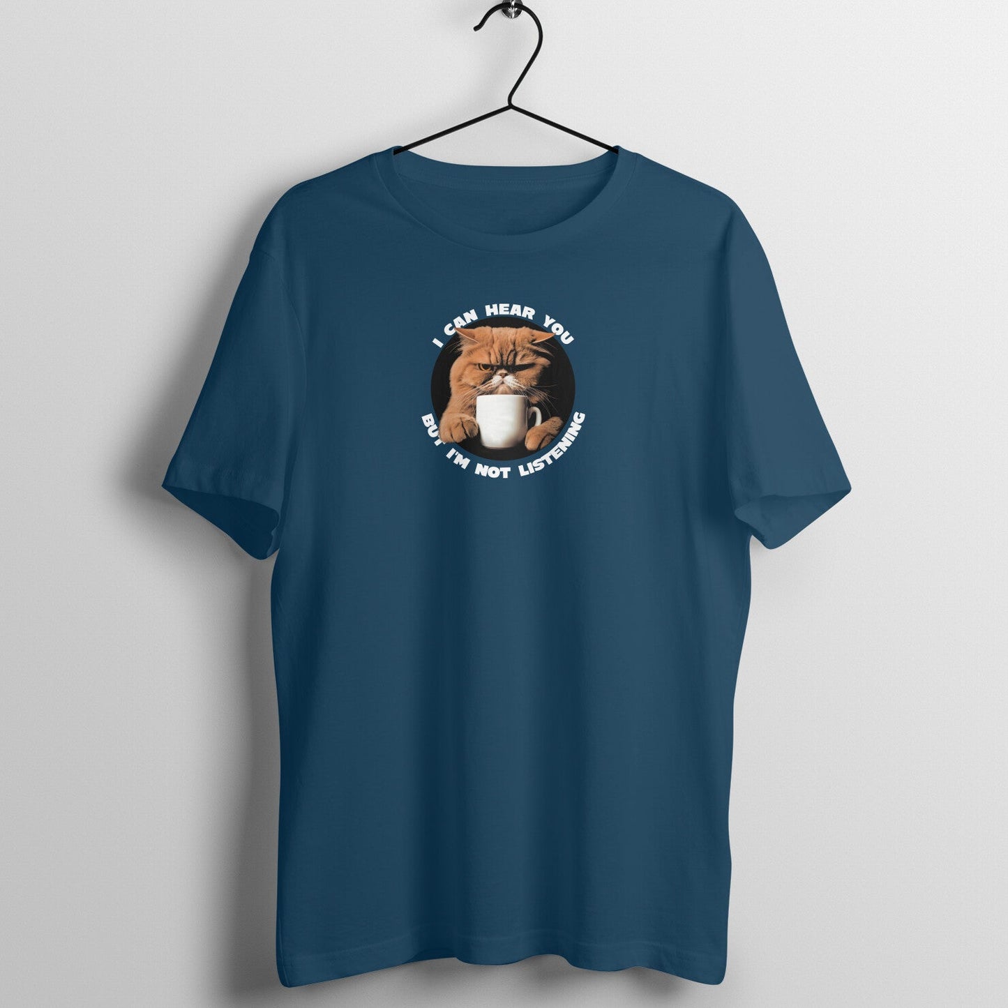 Quirky 'I Hear You, But I'm Not Listening' Unisex Tee - Main Product Image