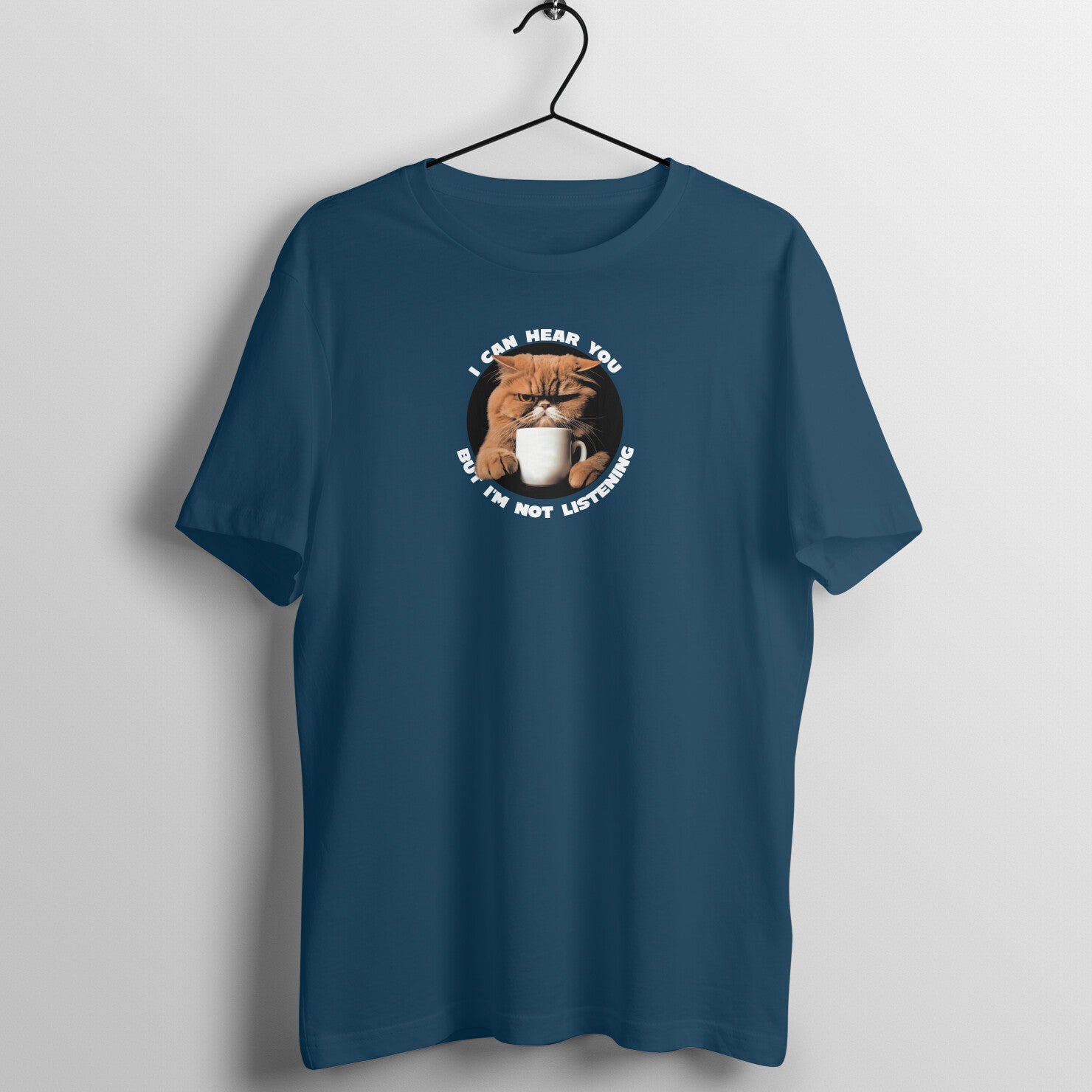 Quirky 'I Hear You, But I'm Not Listening' Unisex Tee - Main Product Image