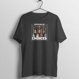 "Choose Wisely" Electric Guitar Tee - Rock Your Choices in Comfort!