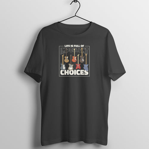 Choose Wisely Electric Guitar Tee — main product image