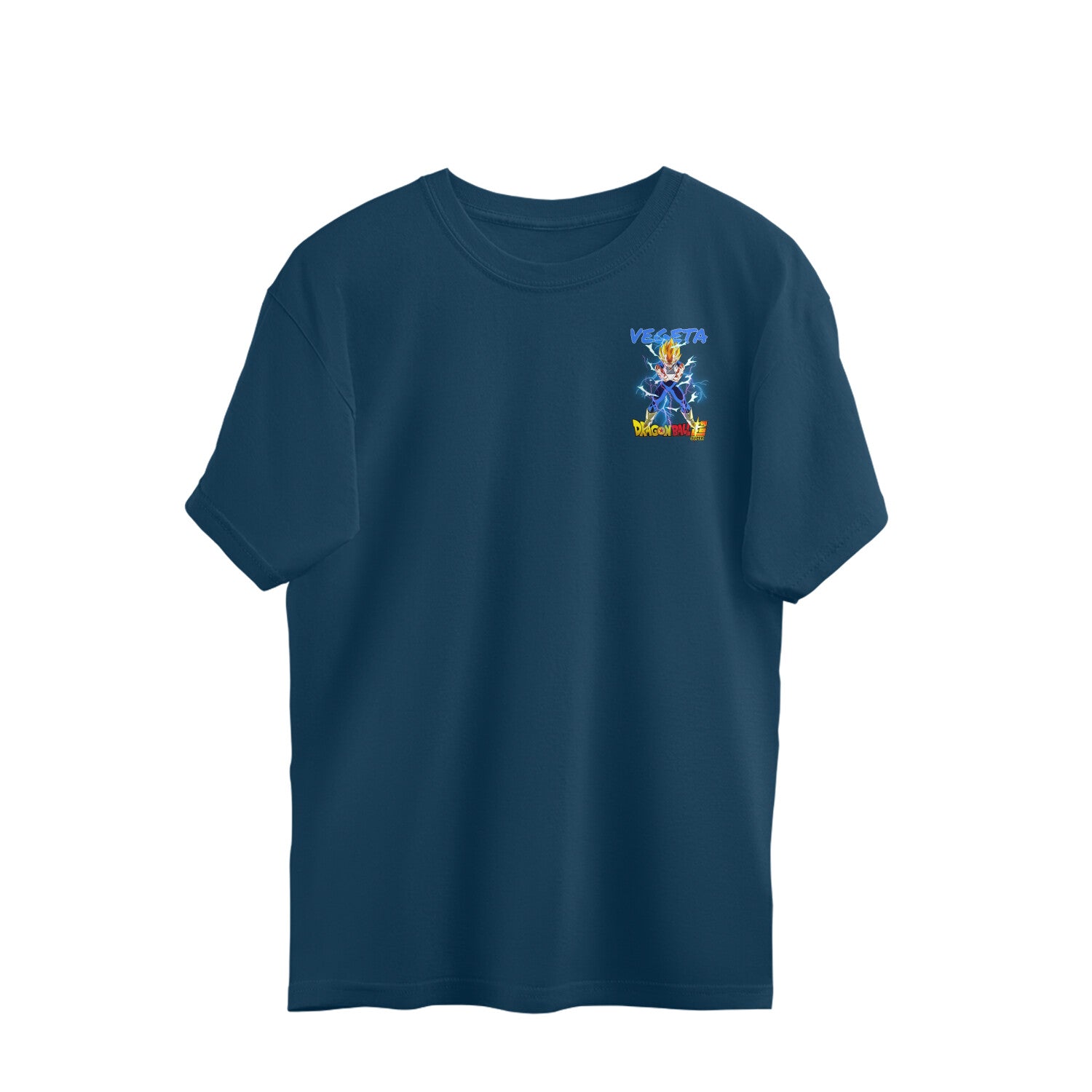 Vegeta Vibes! Street-Style Oversized Anime Tee – Because Regular Shirts Are Overrated!